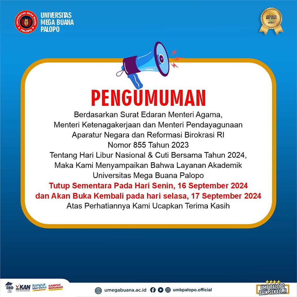 Pengumuman-Libur-UMB-Palopo